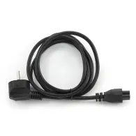 Gembird power cord c5 vde approved 0.5m