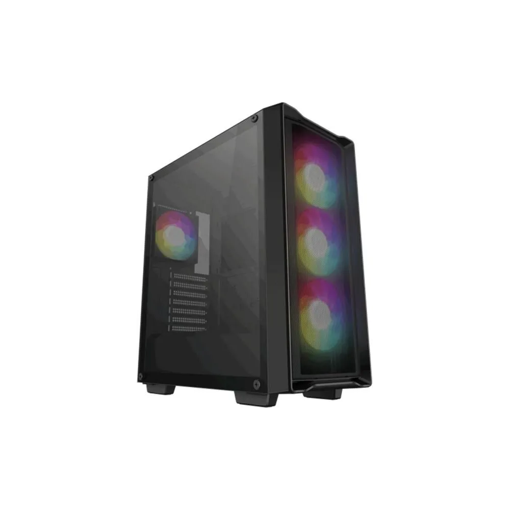 Carcasa deepcool cc560 mesh v2 mid tower negru tempered glass