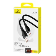 Cablu alimentare si date baseus pudding interfata usb-usb-c 100w lungime