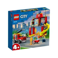 60375 remiza si masina de pompieri