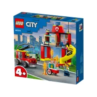 60375 remiza si masina de pompieri