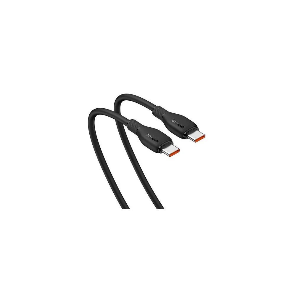 Cablu alimentare si date baseus pudding fast charging data cable pt. smartphone usb type-c la usb type-c 100w 1.2m negru p103