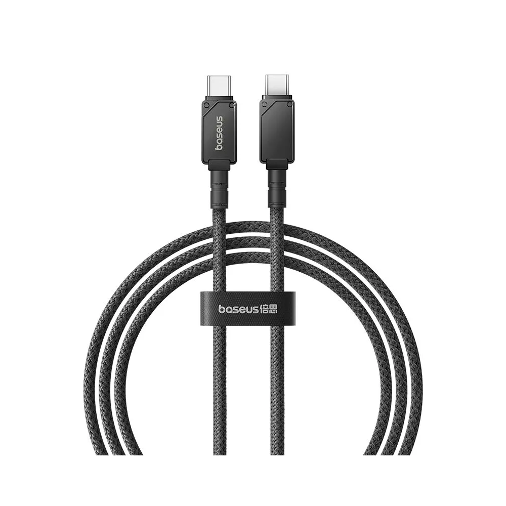 Cablu alimentare si date baseus unbreakable fast charging data cable pt. smartphone usb type-c la usb type-c 100w 1m braided