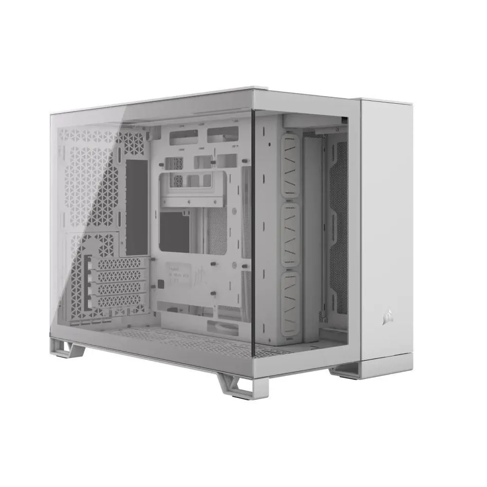 Corsair 2500x tempered glass matx mid-tower white
