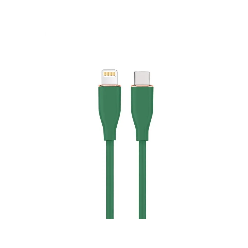 Gembird premium silicon usb type-c to 8-pins charging data cable