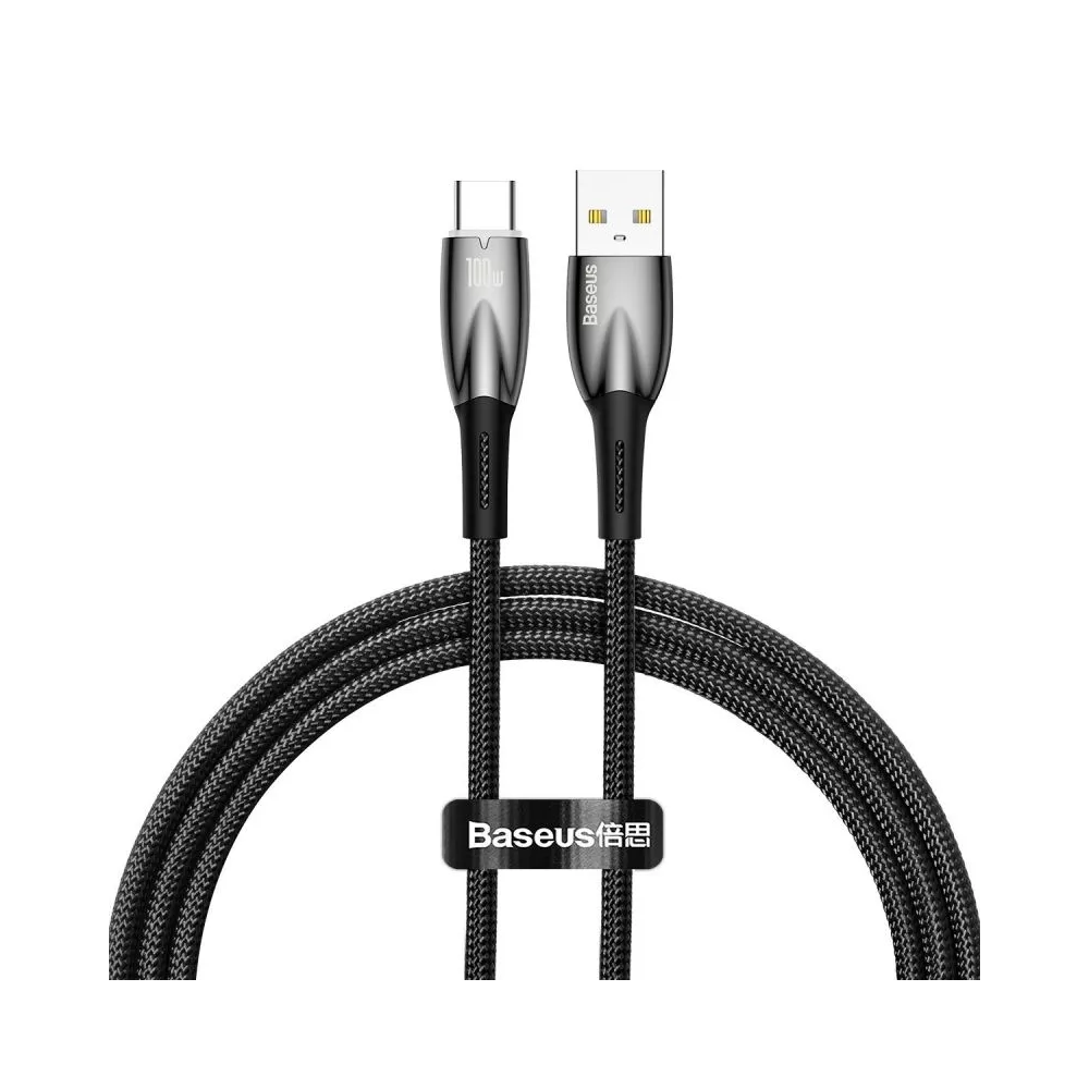 Cablu alimentare si date baseus glimmer fast charging data cable