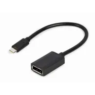 Gembird usb type-c to displayport adapter cable 4k 15cm black