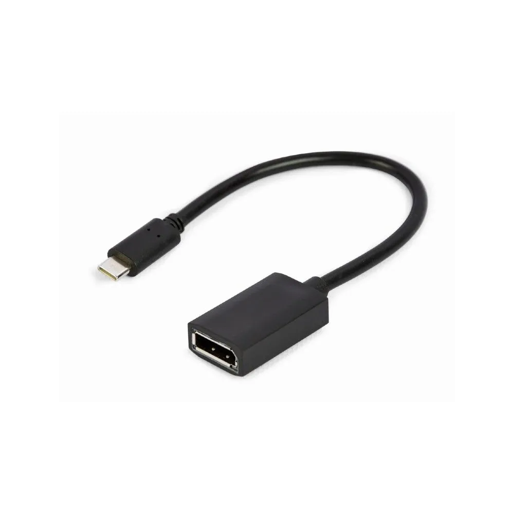 Gembird usb type-c to displayport adapter cable 4k 15cm black