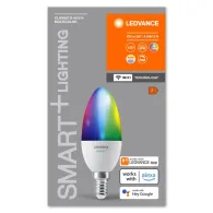 Bec led rgb inteligent ledvance smart+ wifi candle multicolour b40