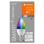 Bec led rgb inteligent ledvance smart+ wifi candle multicolour b40