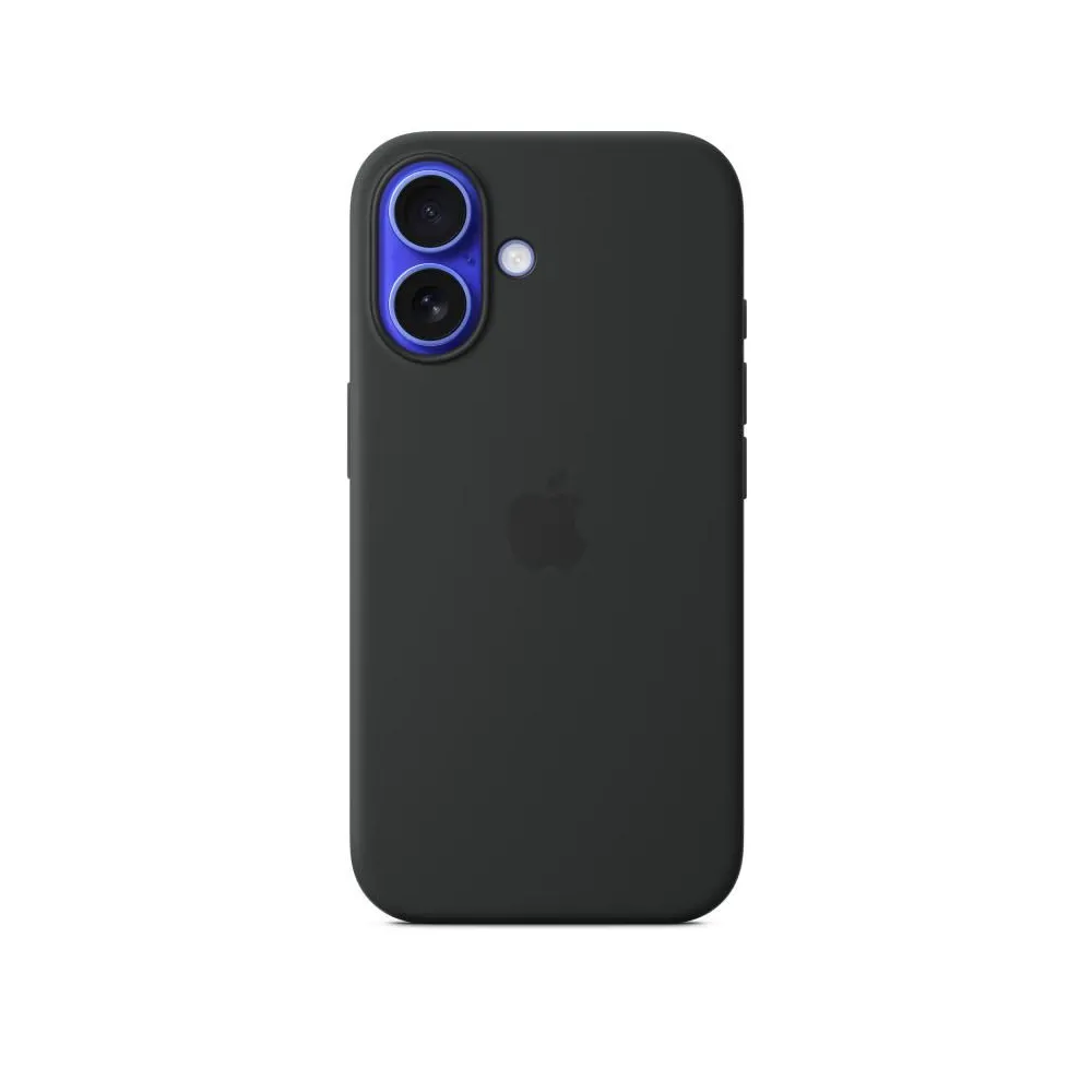 Husa Iphone 16 silicone case with magsafe - black