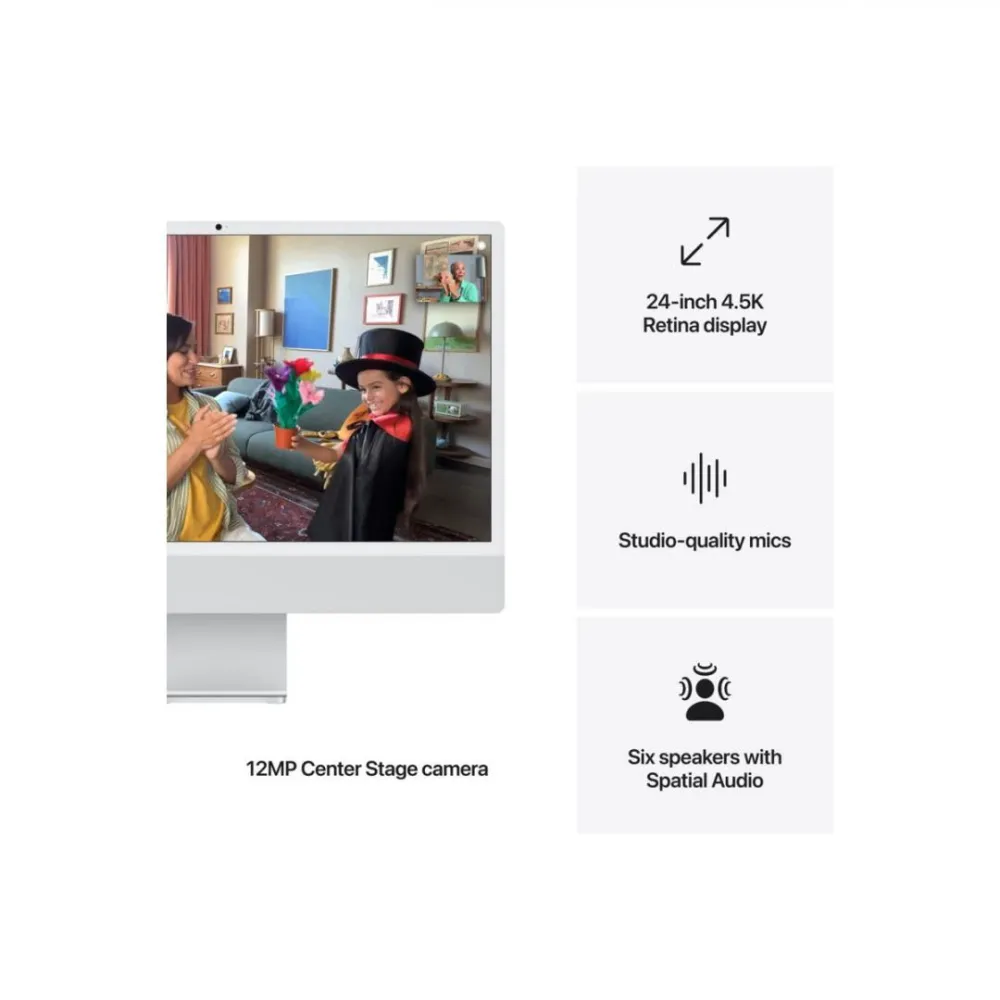 Apple imac 24 retina 4.5k/ apple m4 (cpu 8-core gpu