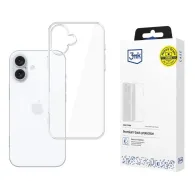 Protective cover 3mk clear case for iphone 16 transparent