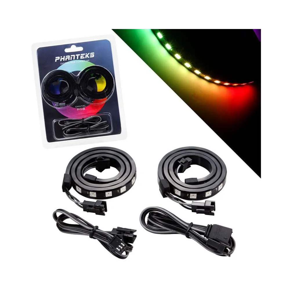 Phanteks digital-rgb 2x led-strip