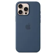 Husa Iphone 16 pro max silicone with magsafe - denim