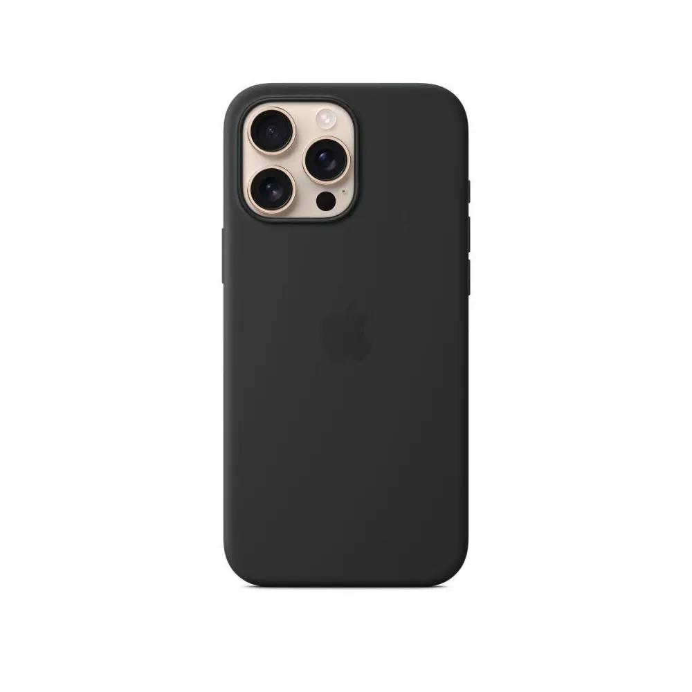 Husa Iphone 16 pro max silicone case with magsafe - black