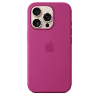Iphone 16 pro silicone case with magsafe - fuchsia