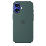Husa Iphone 16 silicone case with magsafe - lake green