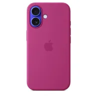 Husa Iphone 16 silicone case with magsafe - fuchsia
