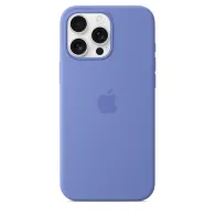 Husa Iphone 16 pro max silicone case with magsafe - periwinkle