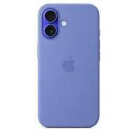 Iphone 16 silicone case with magsafe - periwinkle