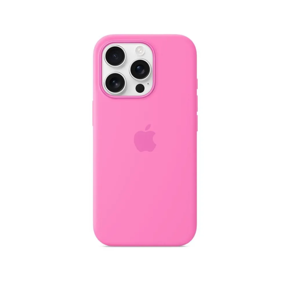 Iphone 16 pro silicone case with magsafe - peony
