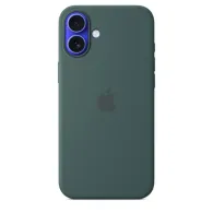 Iphone 16 plus silicone case with magsafe - lake green