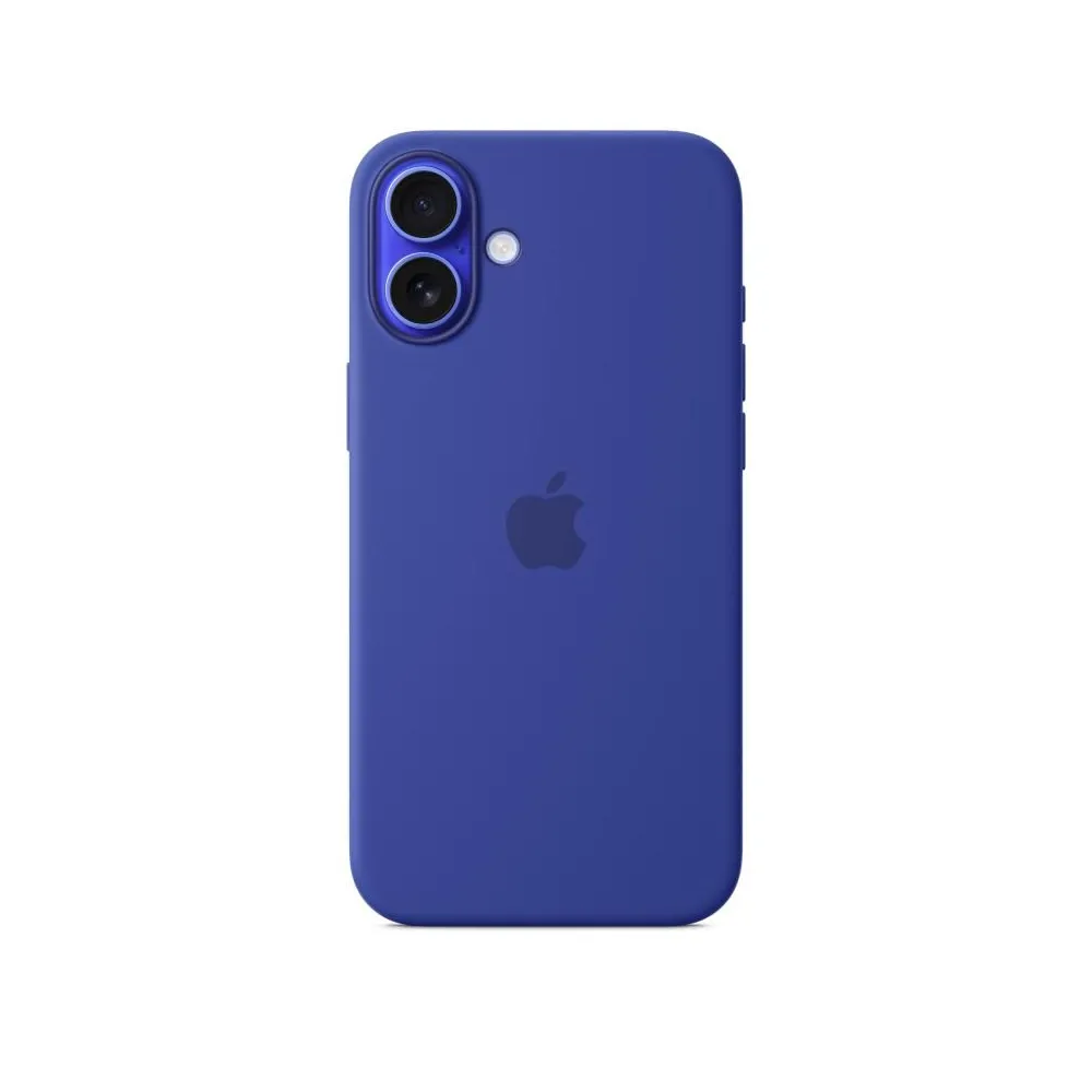 Iphone 16 plus silicone case with magsafe - ultramarine