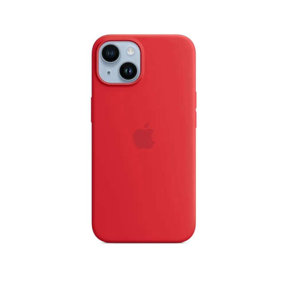 Iphone 14 silicone case with magsafe - (product)red