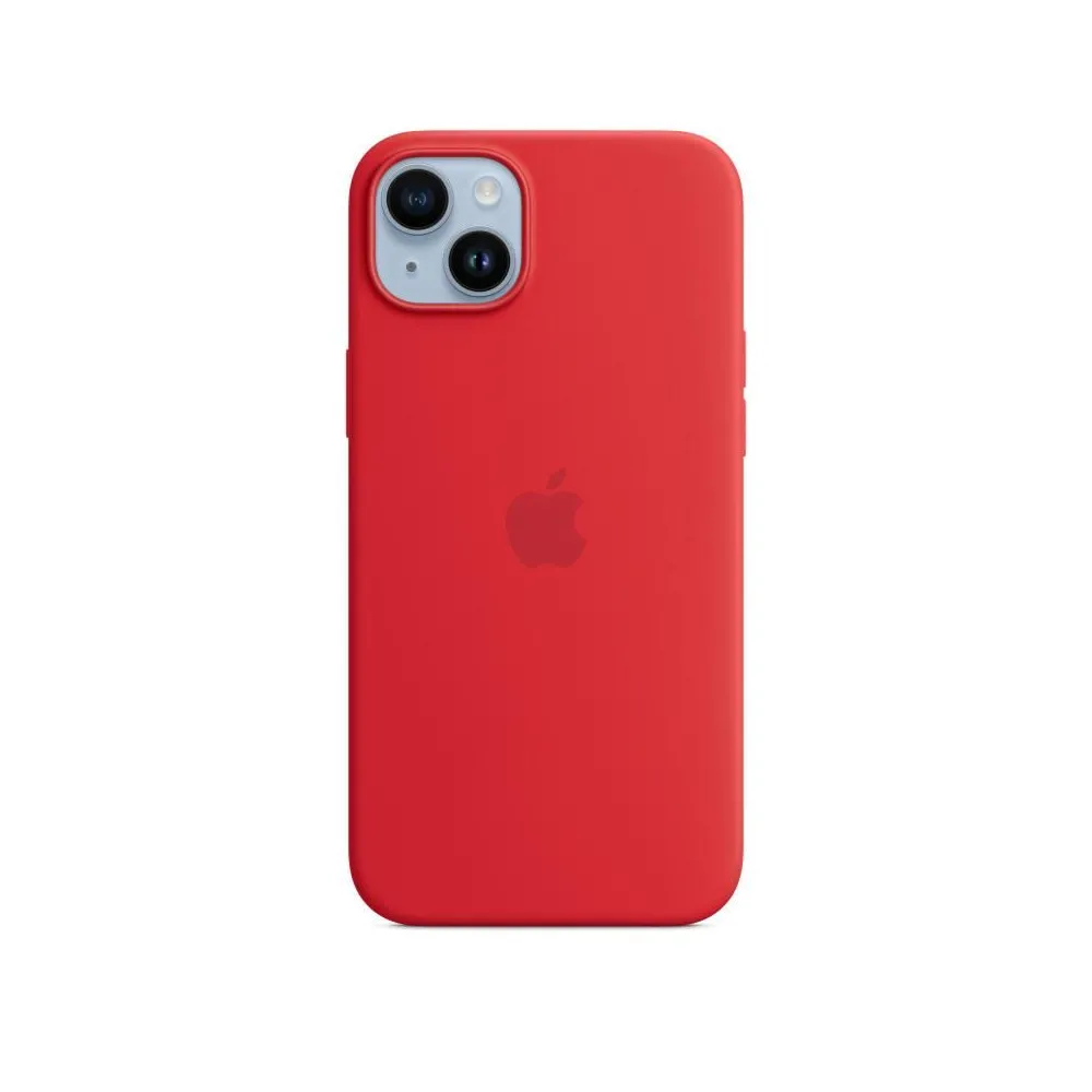 Iphone 14 plus silicone case with magsafe - (product)red