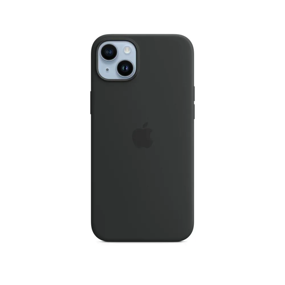 Iphone 14 plus silicone case with magsafe - midnight