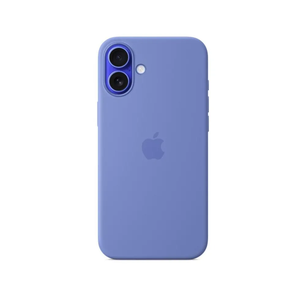 Iphone 16 plus silicone case with magsafe - periwinkle