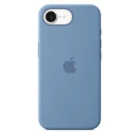 Iphone 16e silicone case – winter blue