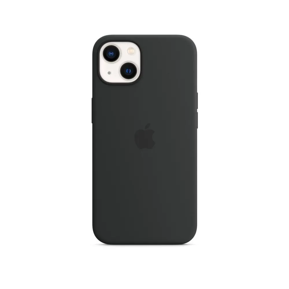 Iphone 13 silicone case with magsafe - midnight