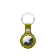 Airtag finewoven key ring - chartreuse