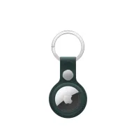 Airtag finewoven key ring - dark green