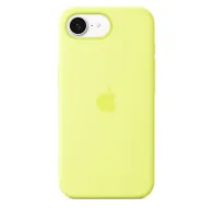 Iphone 16e silicone case – neon yellow