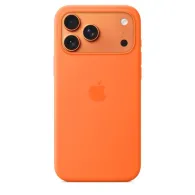 Iphone 17 pro max silicone case with magsafe – orange