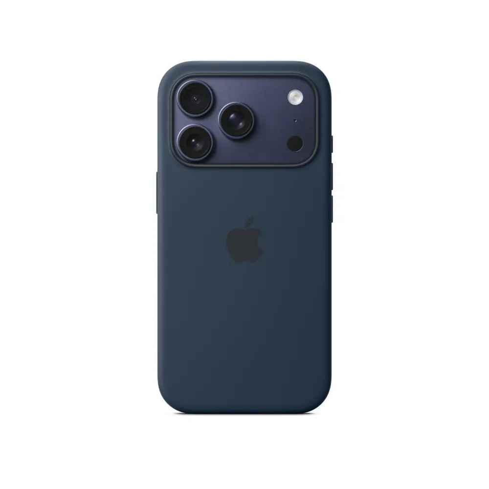 Iphone 17 pro silicone case with magsafe – midnight