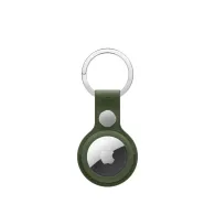 Airtag finewoven key ring - moss