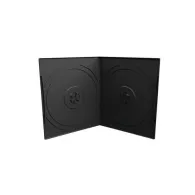 Mediarange carcasa dvd case for 2 discs 7mm pocket-sized black box10-2