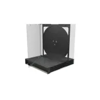 Mediarange cd jewelcase for 2 discs 10.4mm black box23