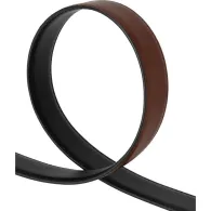 Curea piele naturala reversibila / negru-maro / 10