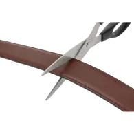 Curea piele naturala reversibila / negru-maro / 10