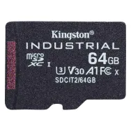 Kingston Technology Industrial 64 Giga Bites MicroSDXC UHS-I Clasa 10
