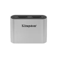 Kingston Technology Workflow microSD Reader Negru, Argint