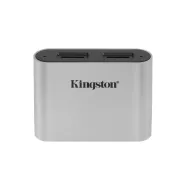 Kingston Technology Workflow microSD Reader Negru, Argint