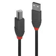 Lindy 36676 cabluri USB USB 2.0 7,5 m USB A USB B Negru