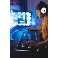 SureFire Silent Flight RGB-680 Mouse pad pentru jocuri Negru