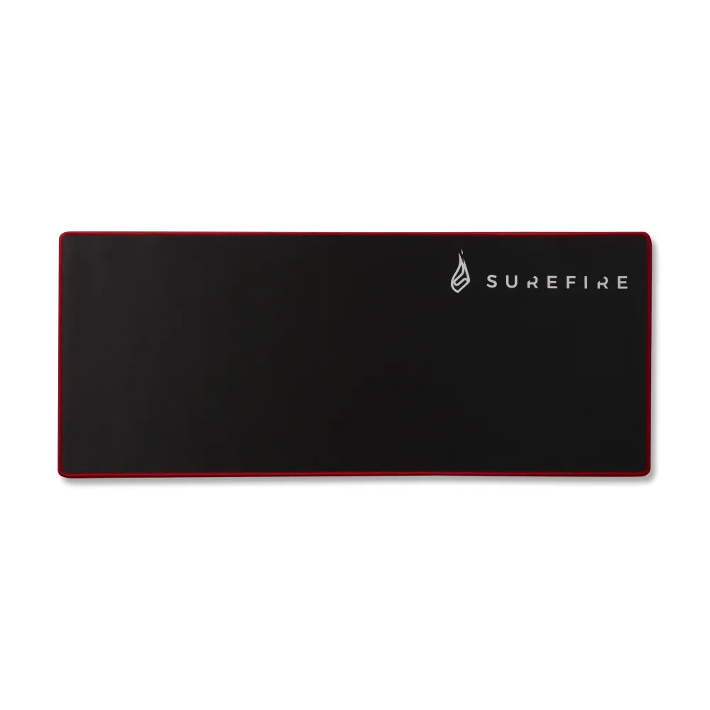 SureFire Silent Flight 680 Mouse pad pentru jocuri Negru, Roşu